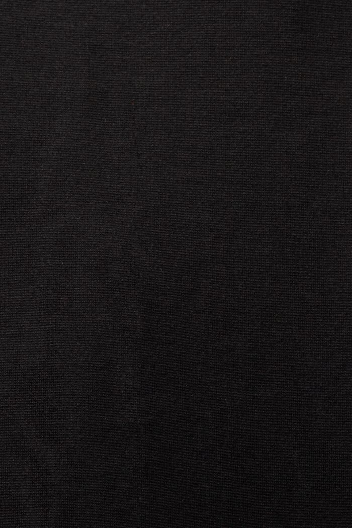 Ærmeløs punto-minikjole, BLACK, detail image number 5