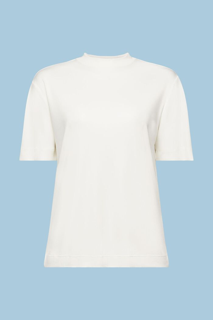 Jersey-T-shirt med høj hals, ICE, detail image number 6