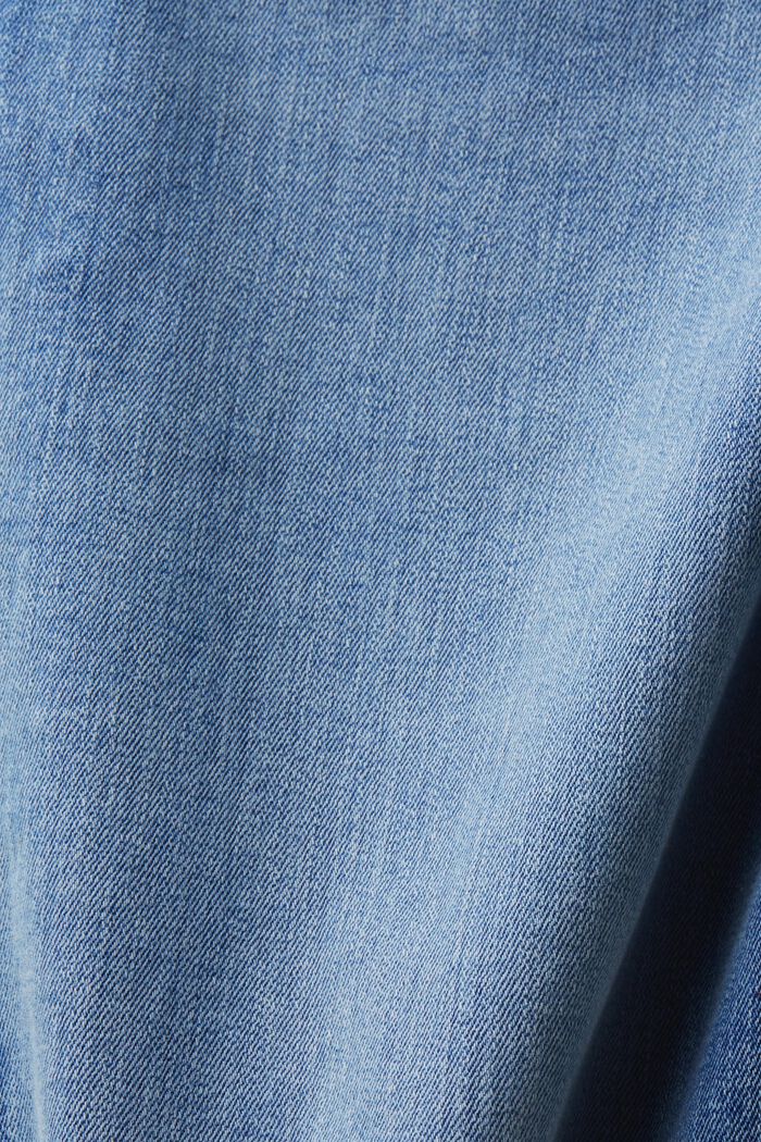 Bootcut-jeans med mellemhøj talje, BLUE LIGHT WASHED, detail image number 5