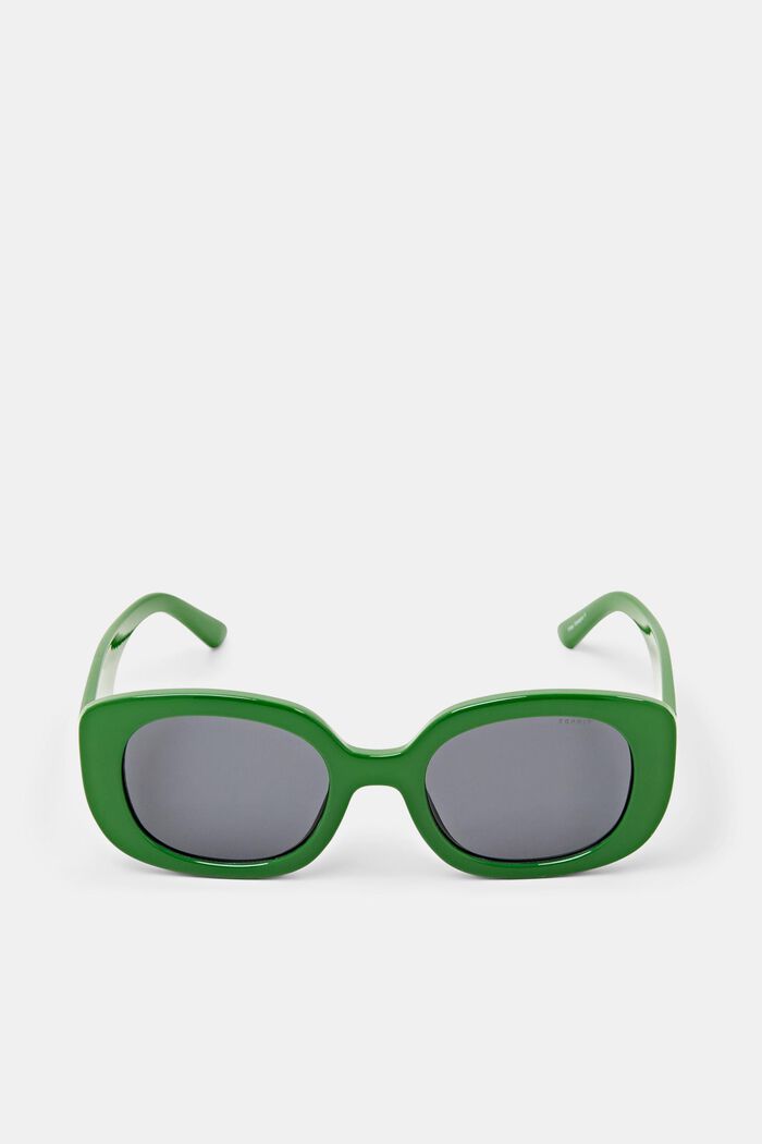 Firkantede solbriller, GREEN, detail image number 0