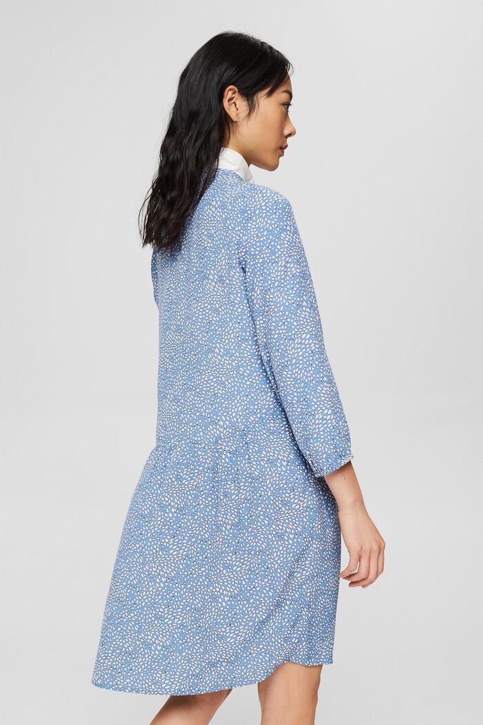 Mønstret kjole, LENZING™ ECOVERO™, LIGHT BLUE LAVENDER, detail image number 2