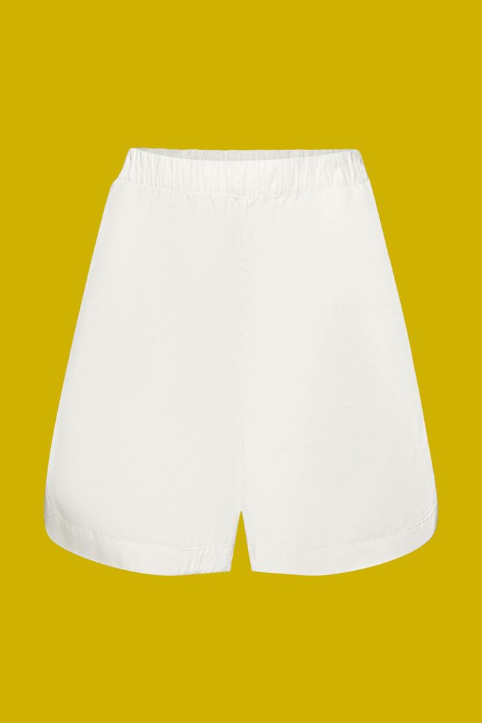 Pull on-shorts, 100 % bomuld, OFF WHITE, detail image number 6