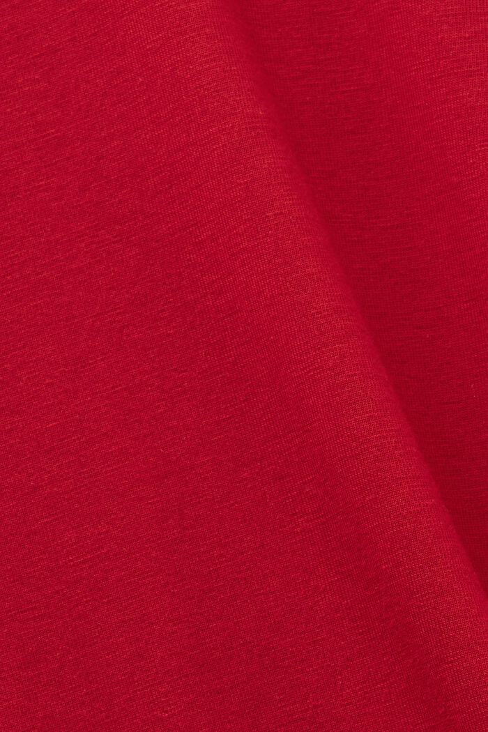 Langt pyjamassæt i jersey, NEW RED, detail image number 4