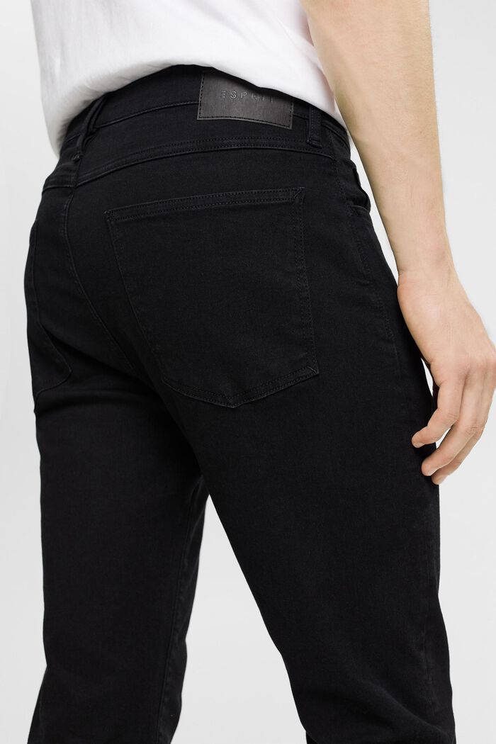 Jeans af økologisk bomuld, BLACK RINSE, detail image number 4