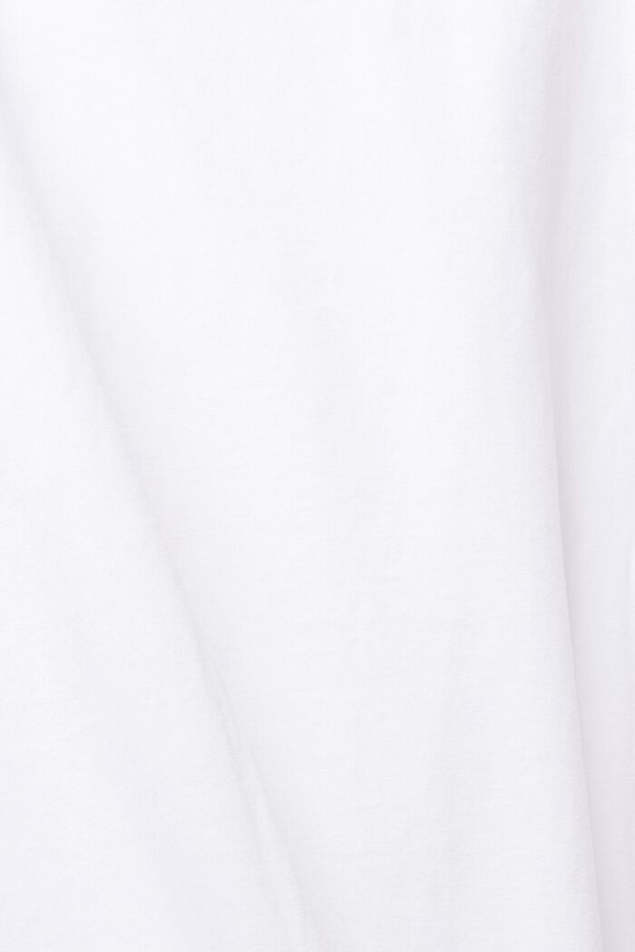 T-shirt med print, WHITE, detail image number 4