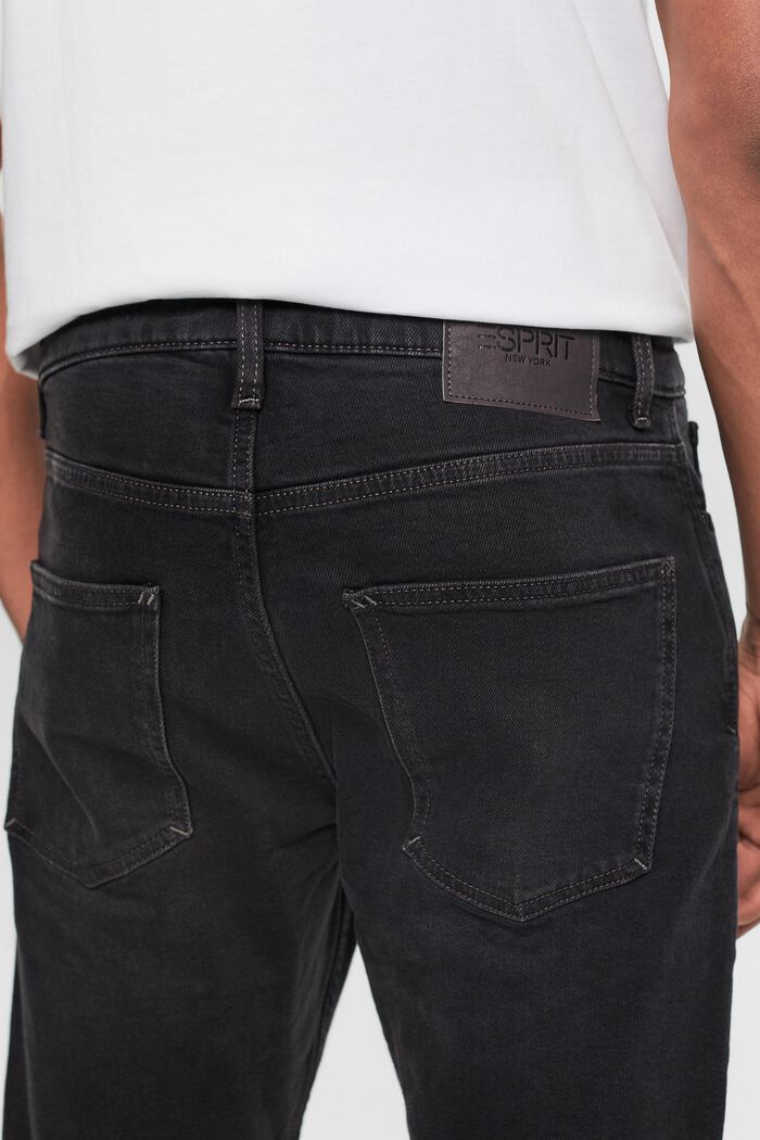 Slim jeans, BLACK DARK WASHED, detail image number 4