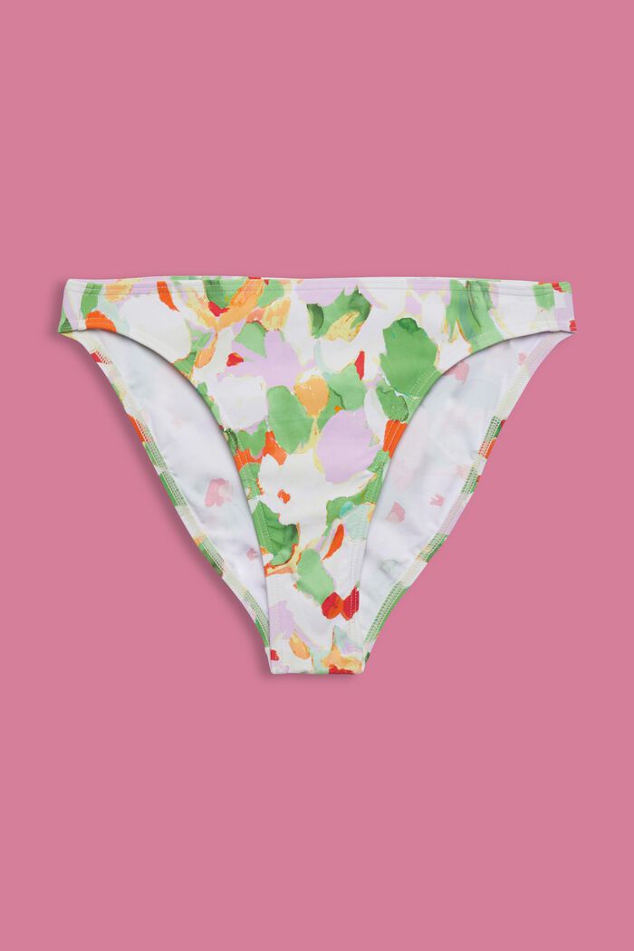 Genanvendt: mønstrede bikinitrusser, GREEN, detail image number 4