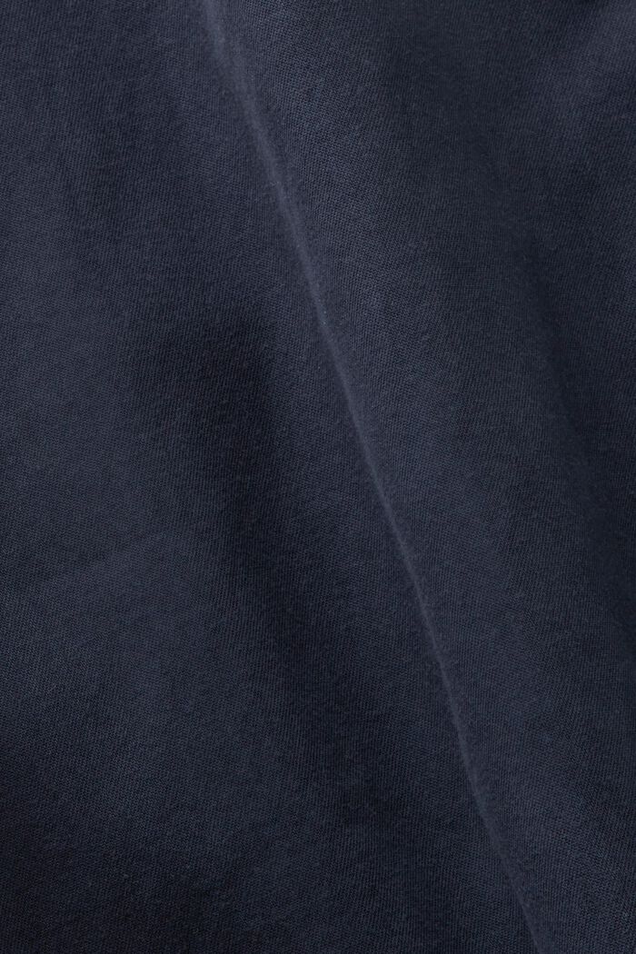 Skjorte med båndkrave, PETROL BLUE, detail image number 4