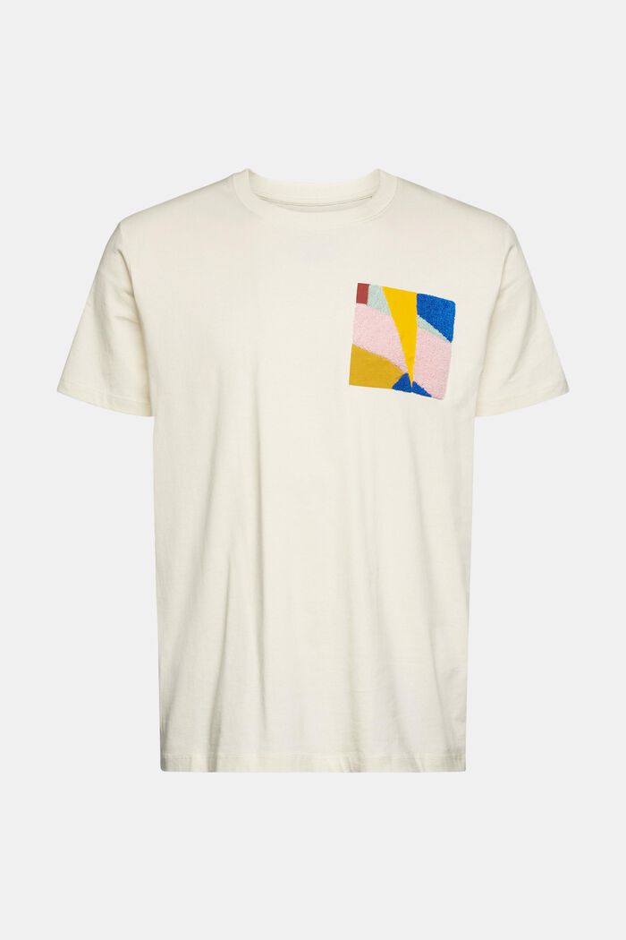 Jersey-T-shirt med applikation