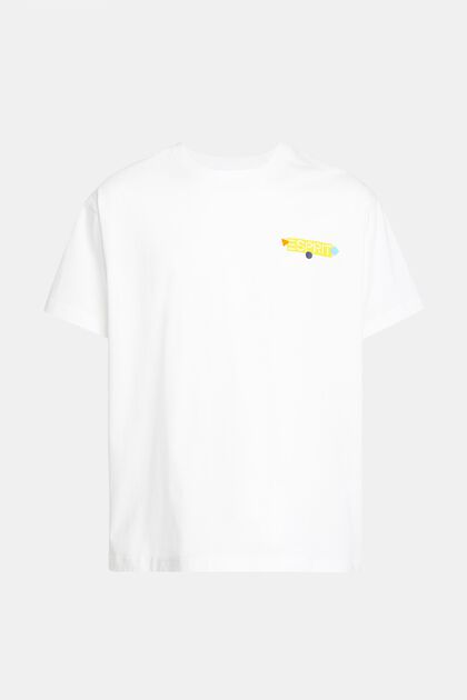 Yagi Archive T-shirt med grafisk logo, WHITE, overview