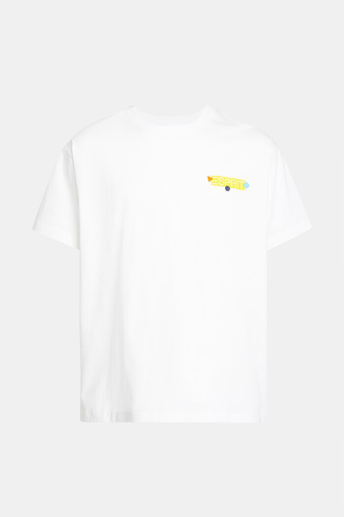 Yagi Archive T-shirt med grafisk logo, WHITE, detail image number 5