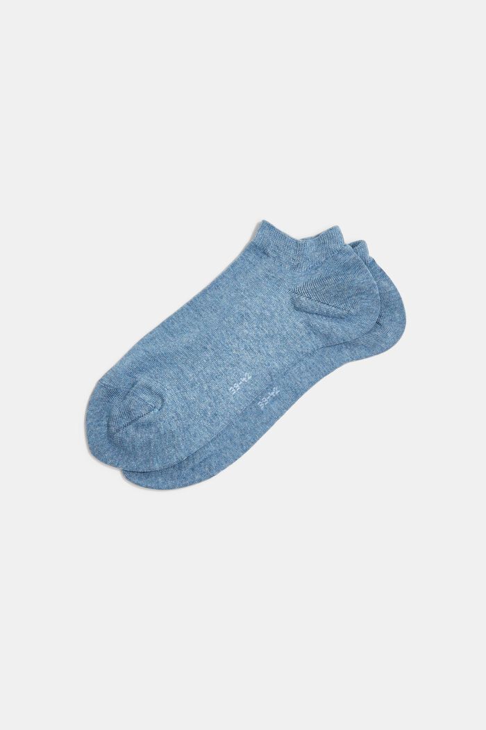 2-pak sokker, økologisk bomuld, LIGHT DENIM, detail image number 0