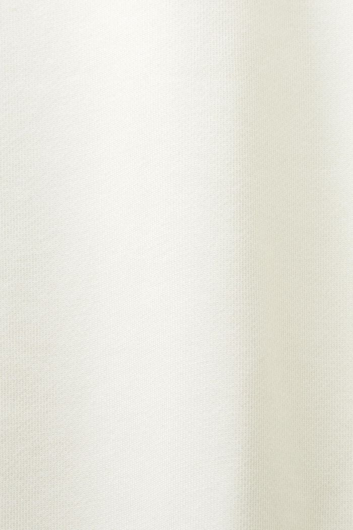 Unisex sweatshirt i bomuldsfleece med logo, OFF WHITE, detail image number 6