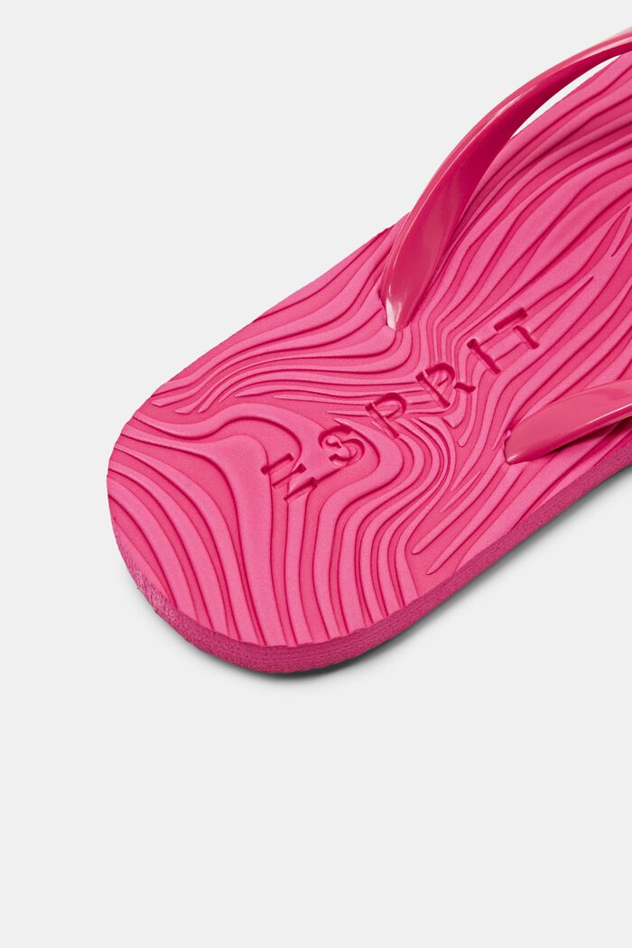 Traditionelle flip flop-sandaler, PINK FUCHSIA, detail image number 3