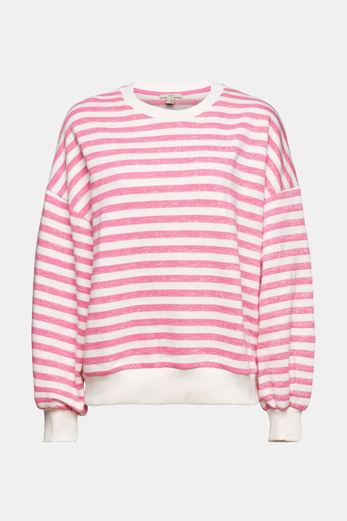 Sweatshirt med stribet mønster