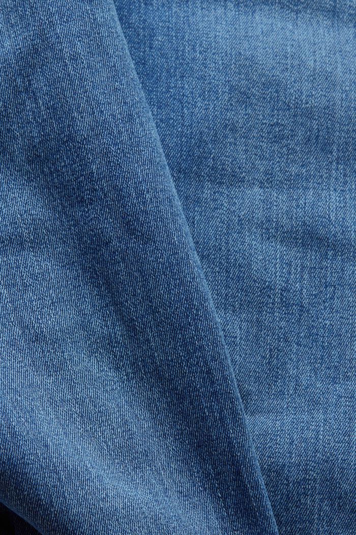 Bootcut-jeans med mellemhøj talje, BLUE MEDIUM WASHED, detail image number 6