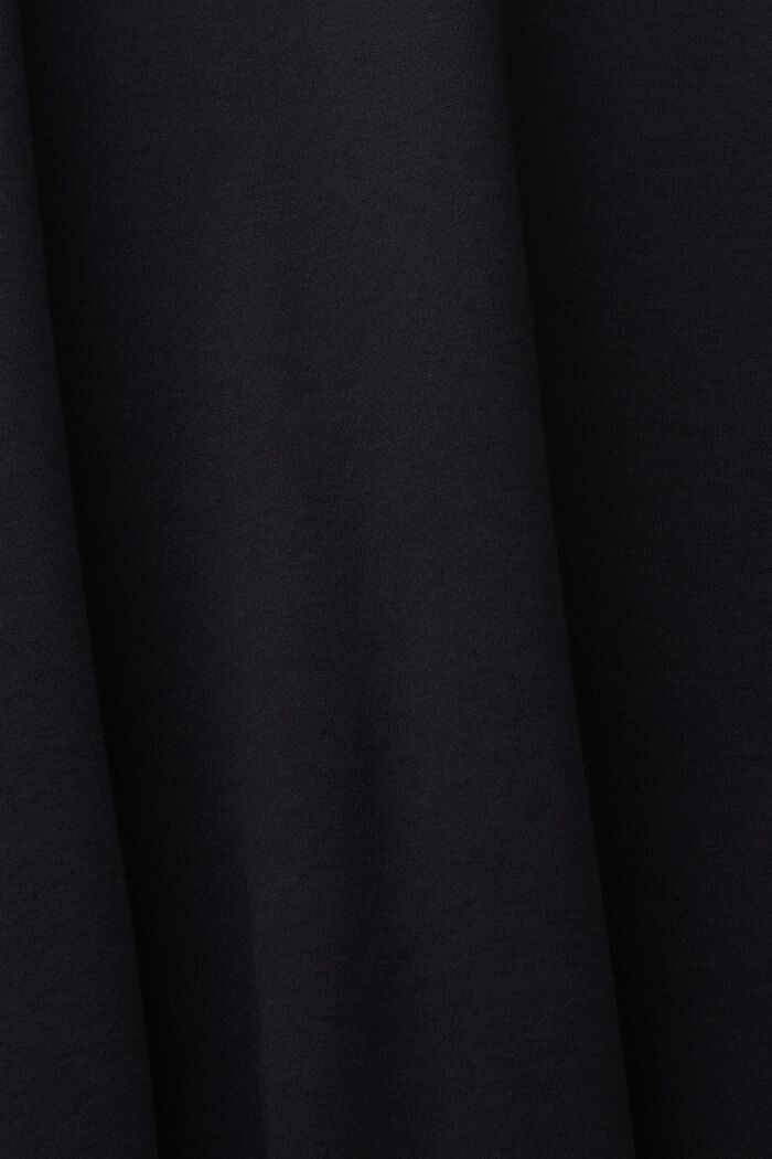 Ærmeløs maxi-kjole i jersey, BLACK, detail image number 4