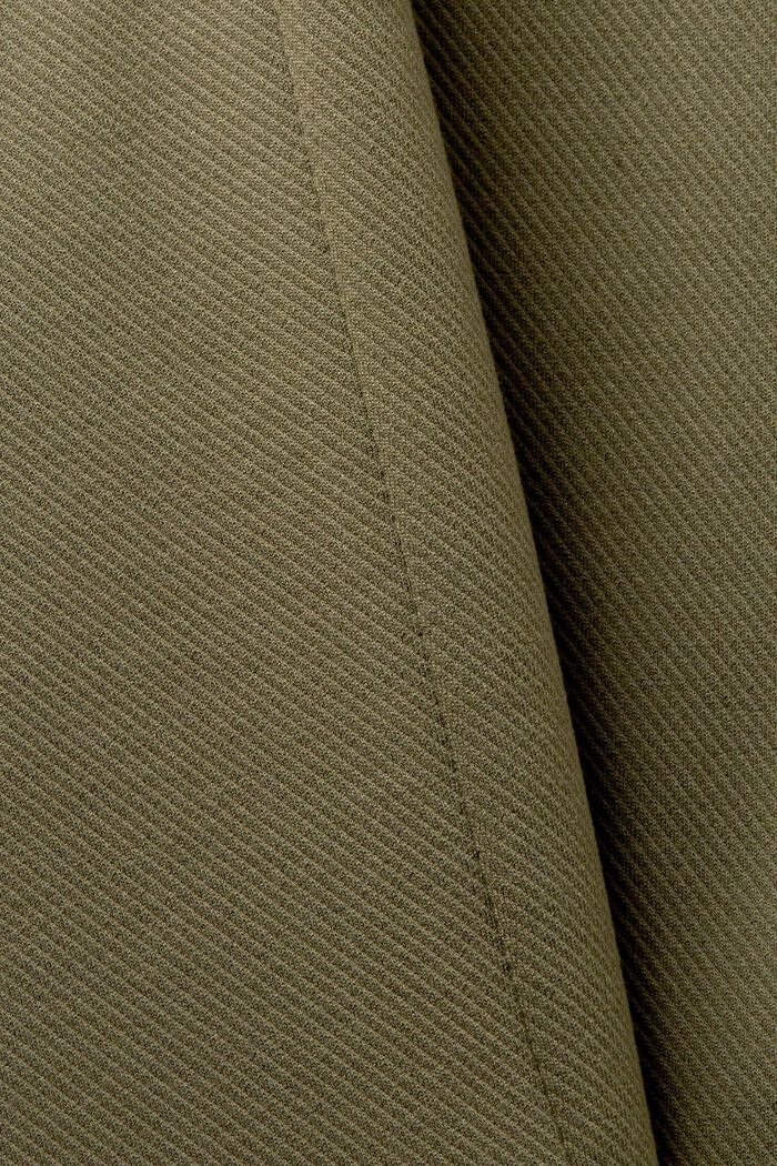 Tekstureret slim fit blazer, OLIVE, detail image number 6