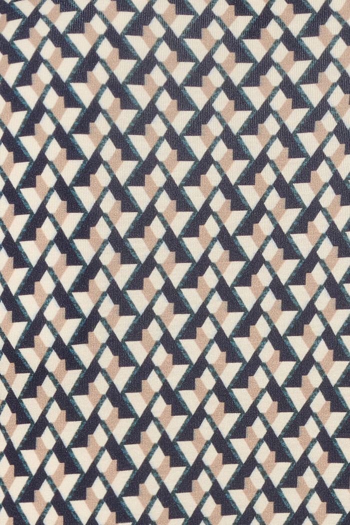 Langærmet mønstret top med ammefunktion, DARK BLUE, detail image number 5