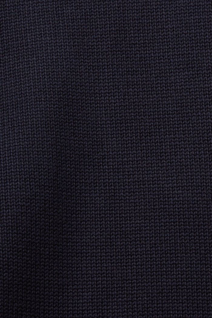 Sweater i bomuld med rund hals, NAVY, detail image number 4