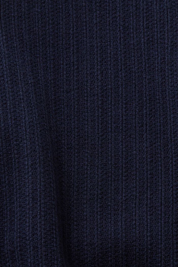 Kort sweatertanktop i to farver, NAVY, detail image number 5