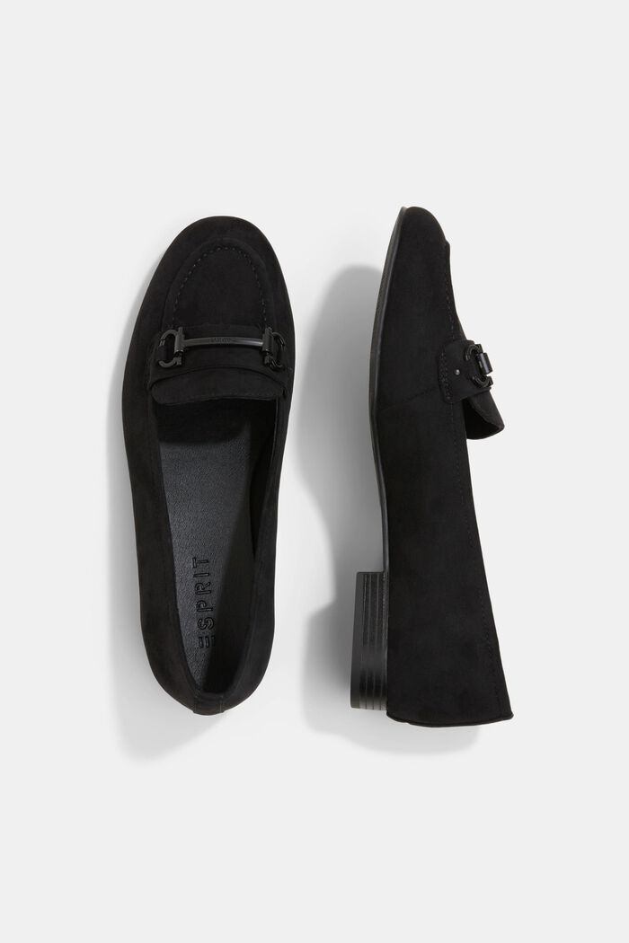 Loafers, BLACK, detail image number 4
