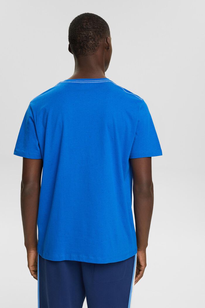 Nistret jersey-T-shirt, BLUE, detail image number 3