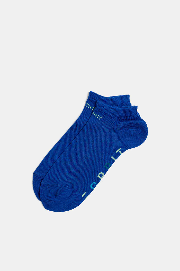 Sneakers-sokker med logo i pakke med 2 stk., DEEP BLUE, detail image number 0