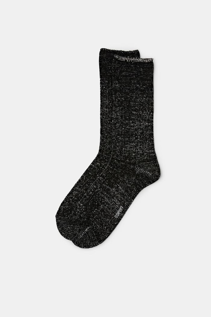 Chunky multifarvede sokker, BLACK, detail image number 0