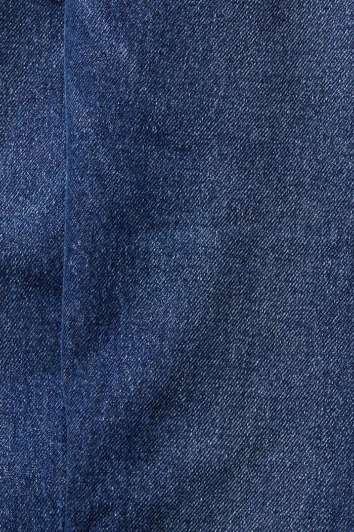 Jeans med lige ben, BLUE DARK WASHED, detail image number 7