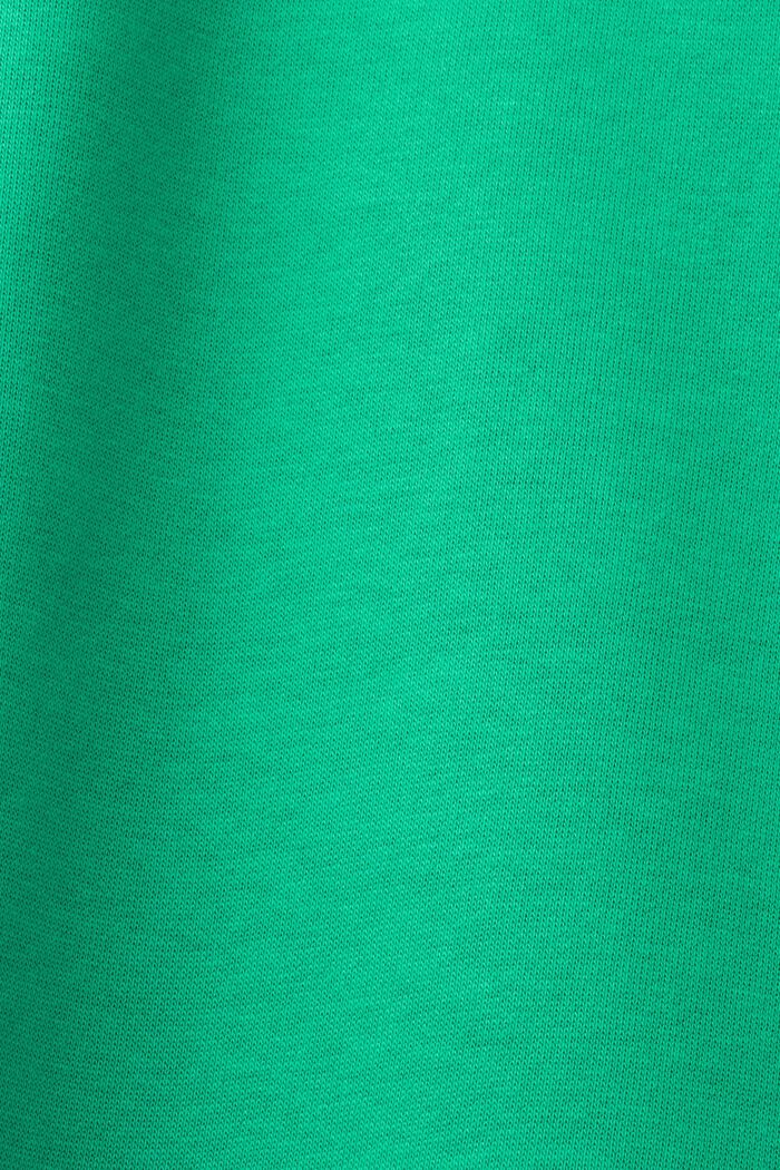 Sweatshirt med syet logo, GREEN, detail image number 5