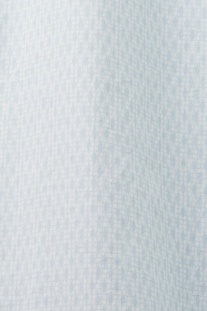 Bomuldsskjorte i en afslappet pasform med print, WHITE, detail image number 4