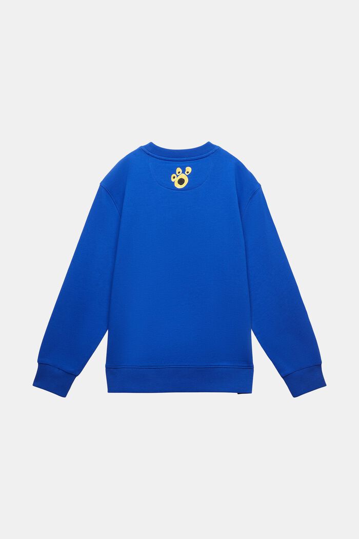 Sweatshirt i bomuld med logo, BRIGHT BLUE, detail image number 2