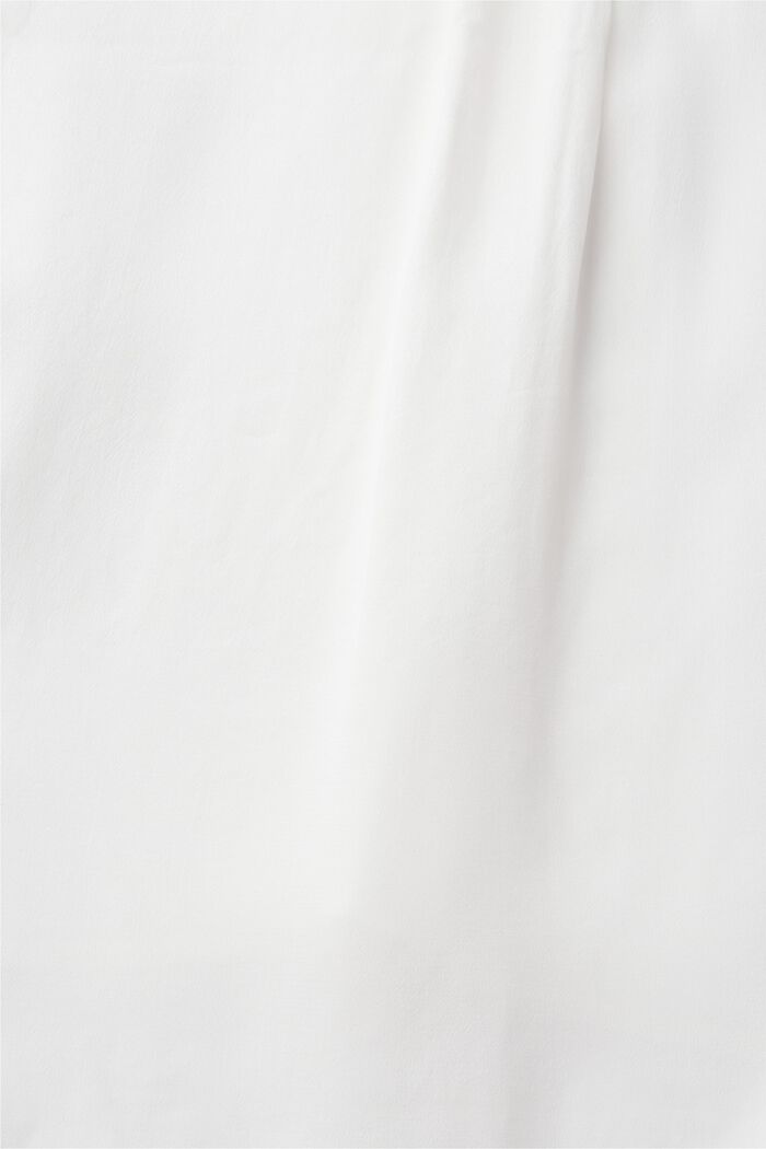 Bluse med V-hals, LENZING™ ECOVERO™, OFF WHITE, detail image number 1