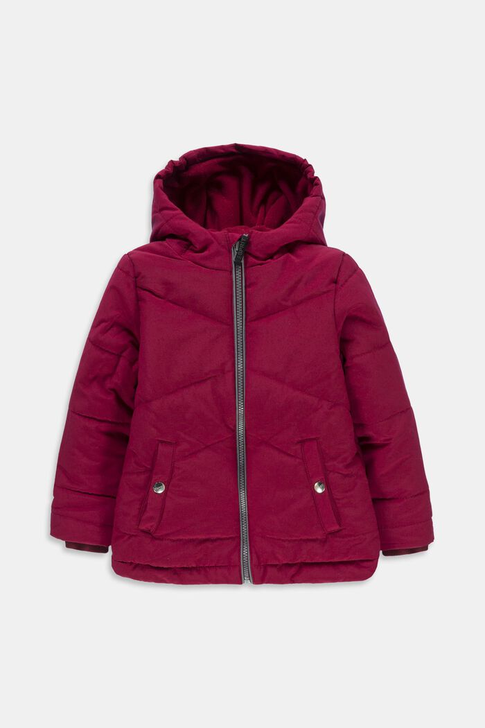 Jackets outdoor woven, BERRY RED, overview
