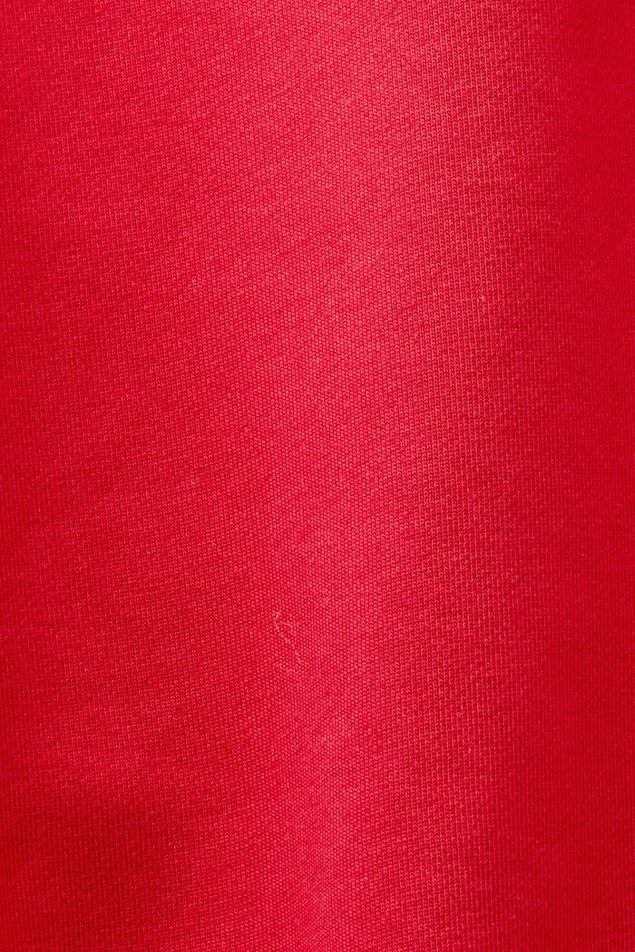 Unisex sweatpants i bomuldsfleece med logo, RED, detail image number 5