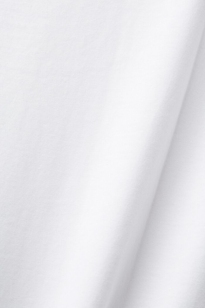 T-shirt i bomuld, WHITE, detail image number 5