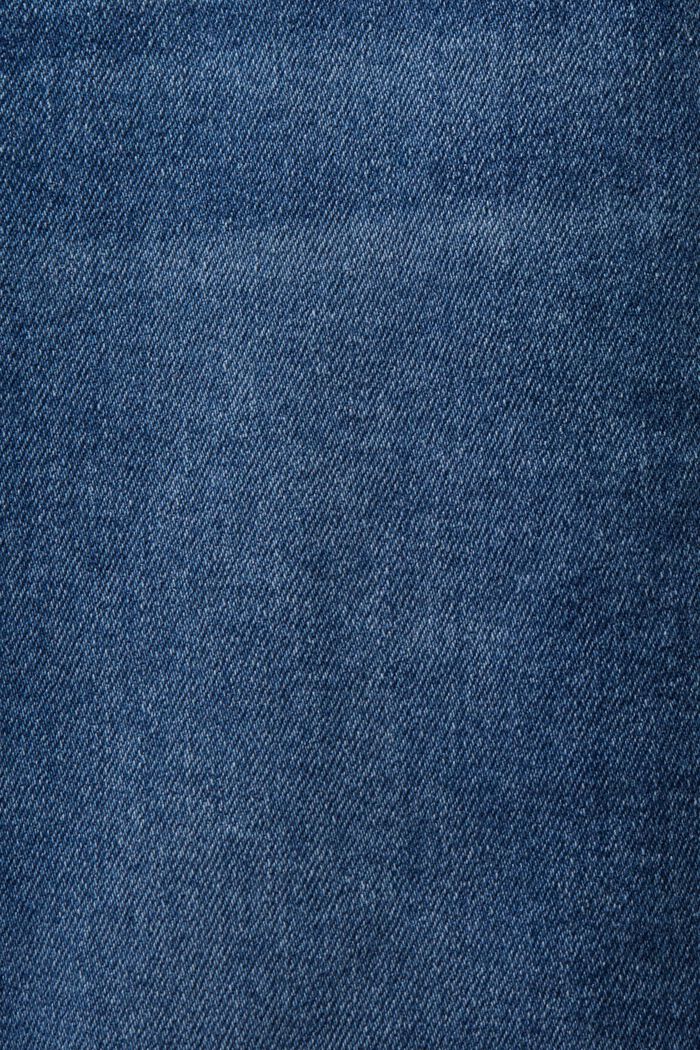 Bootcut-jeans med mellemhøj talje, BLUE MEDIUM WASHED, detail image number 6