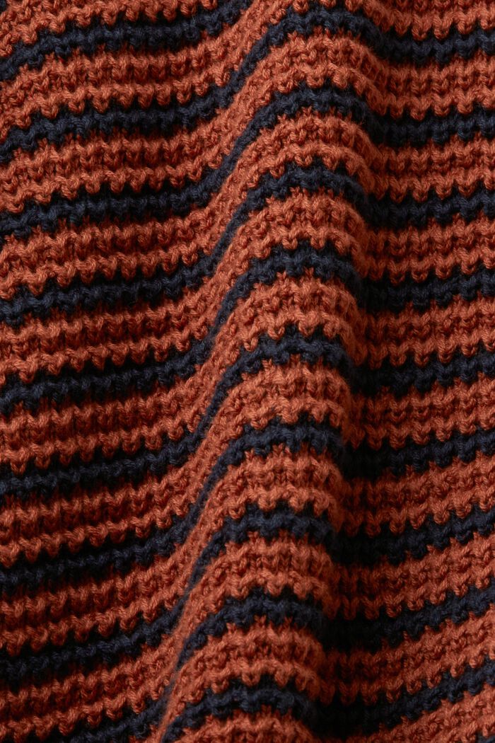 Tekstureret striksweater, NAVY BLUE, detail image number 5