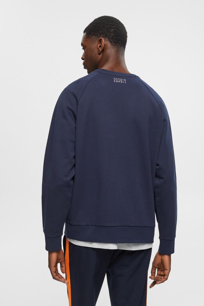 Relaxed fit sweatshirt i bomuld, NAVY, detail image number 3