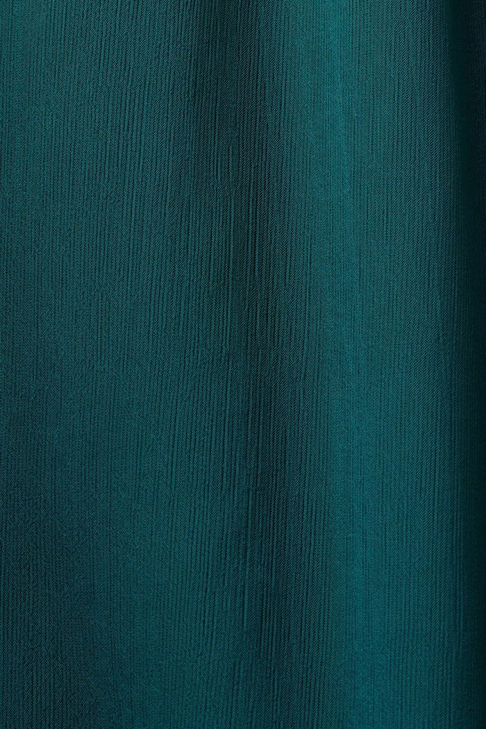 Minikjole i crepe chiffon, EMERALD GREEN, detail image number 5