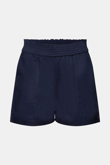 Slip-on-shorts, hørblanding