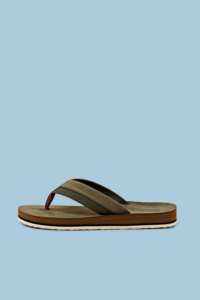 Strand-slippers, KHAKI GREEN, detail image number 0