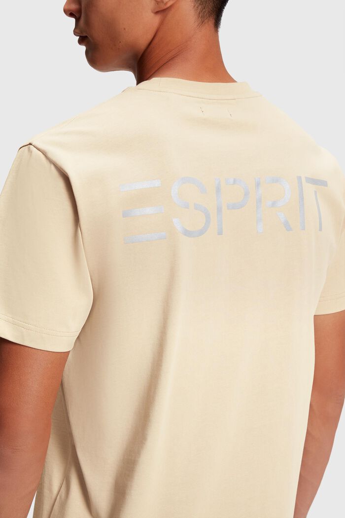 T-shirt med delfinmærke, SAND, detail image number 3