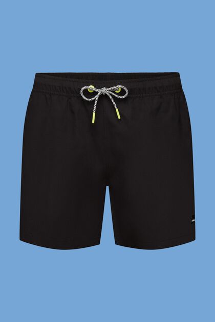 Beach shorts med elastisk linning