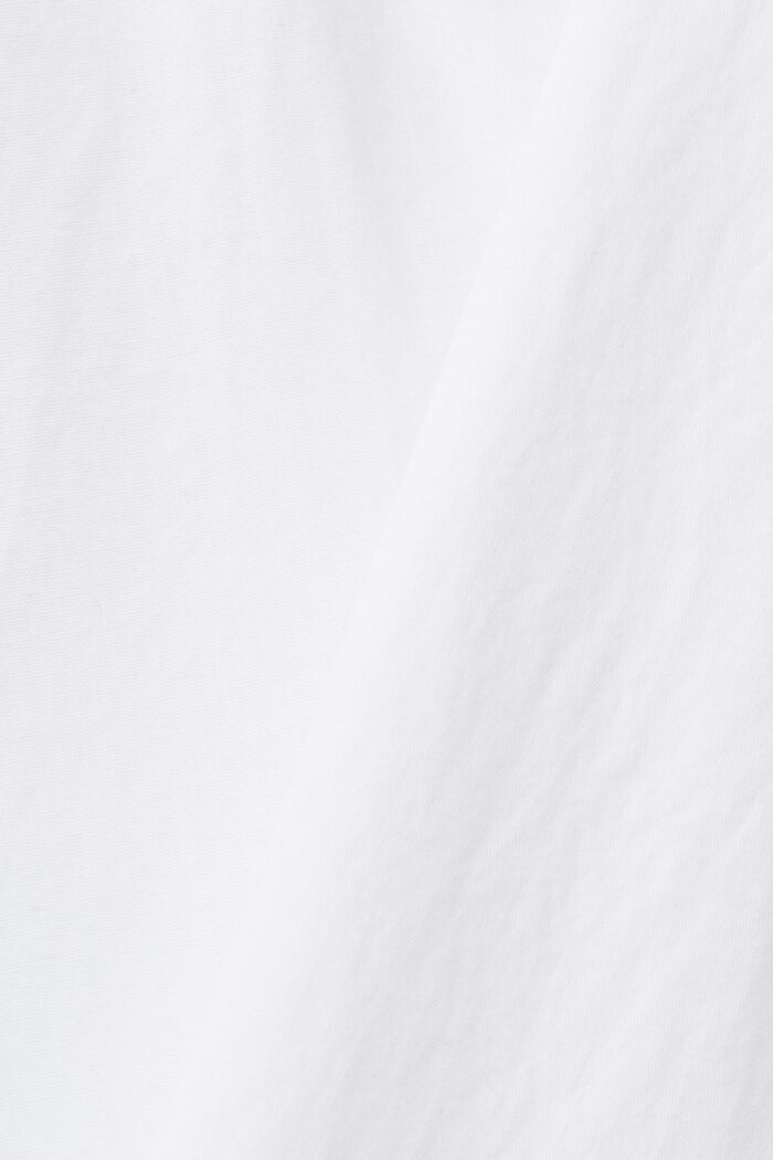 Skjorte med båndkrave, WHITE, detail image number 5