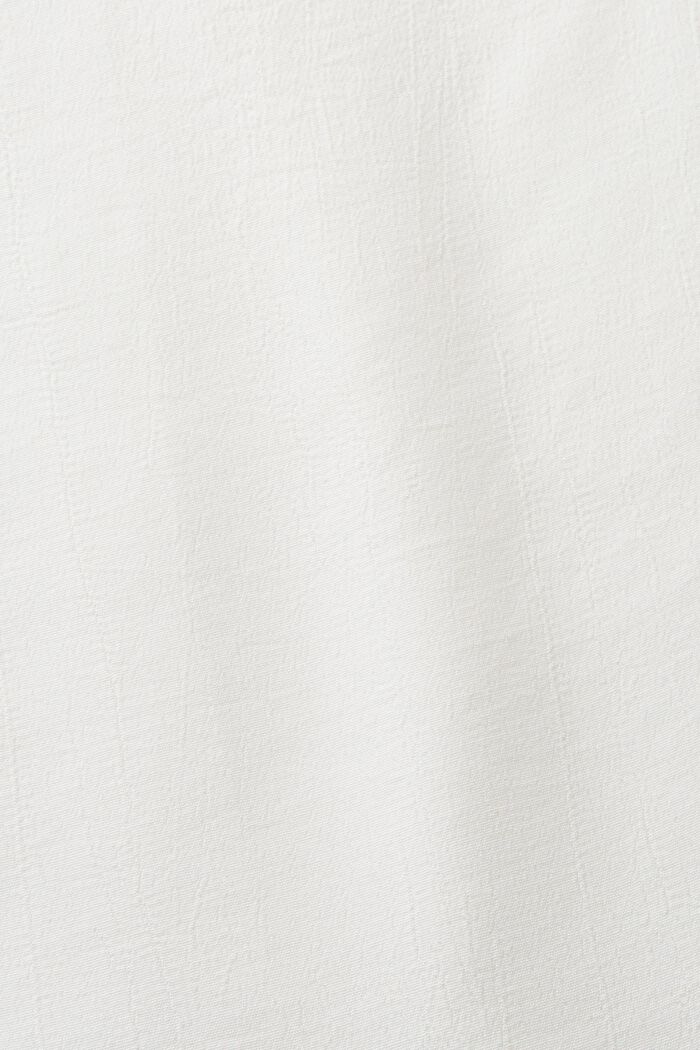 Bluse med V-hals i LENZING™ og ECOVERO™-viskose, OFF WHITE, detail image number 5