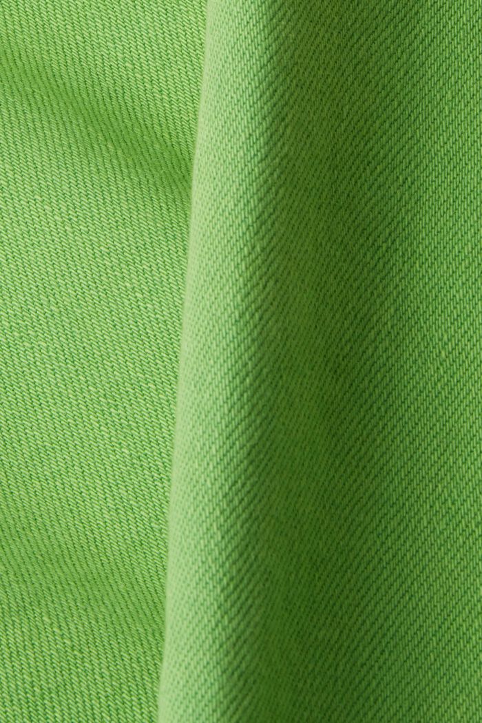 Cropped bukser med rå kant forneden, GREEN, detail image number 6