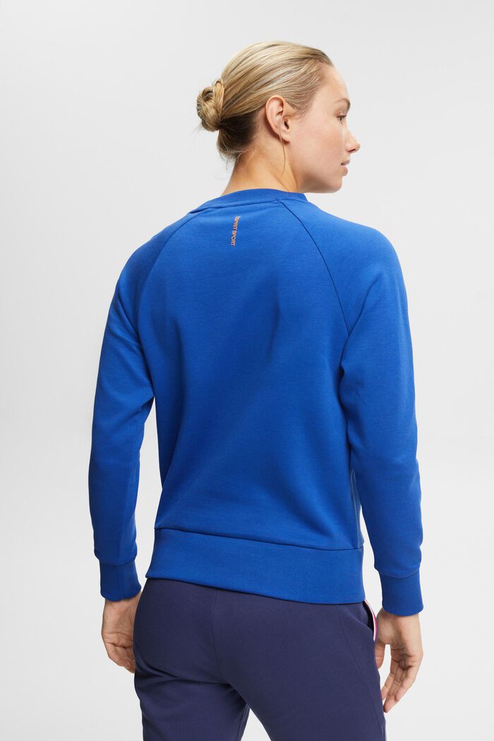 Sweatshirt med lynlåslommer, BRIGHT BLUE, detail image number 3