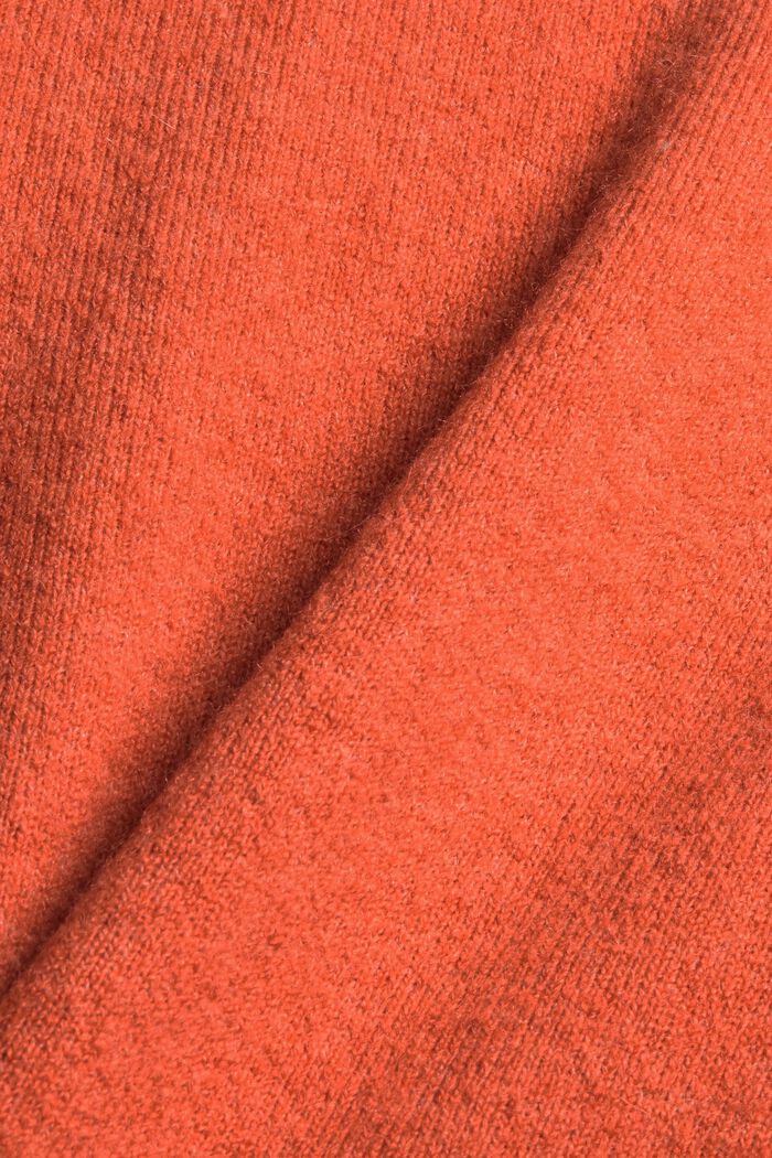 Med uld: pullover med høj krave, BLUSH, detail image number 4